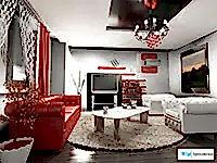 3D Max Kursu - Max İç Dekorasyon Tasarım Örnekleri