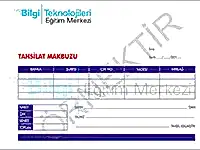 Genel Muhasebe Kursu - Tahsilat Makbuzu